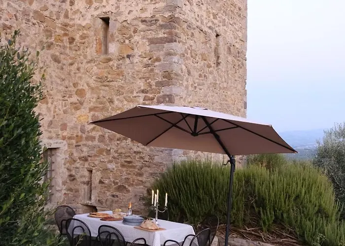 Medieval Tower In Umbria With Swimming Pool